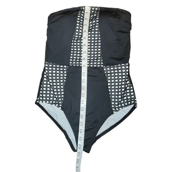 NWOT Cole of California Black Strapless One Piece Color Black Swimsuit Bathing 6 - Picture 6 of 10